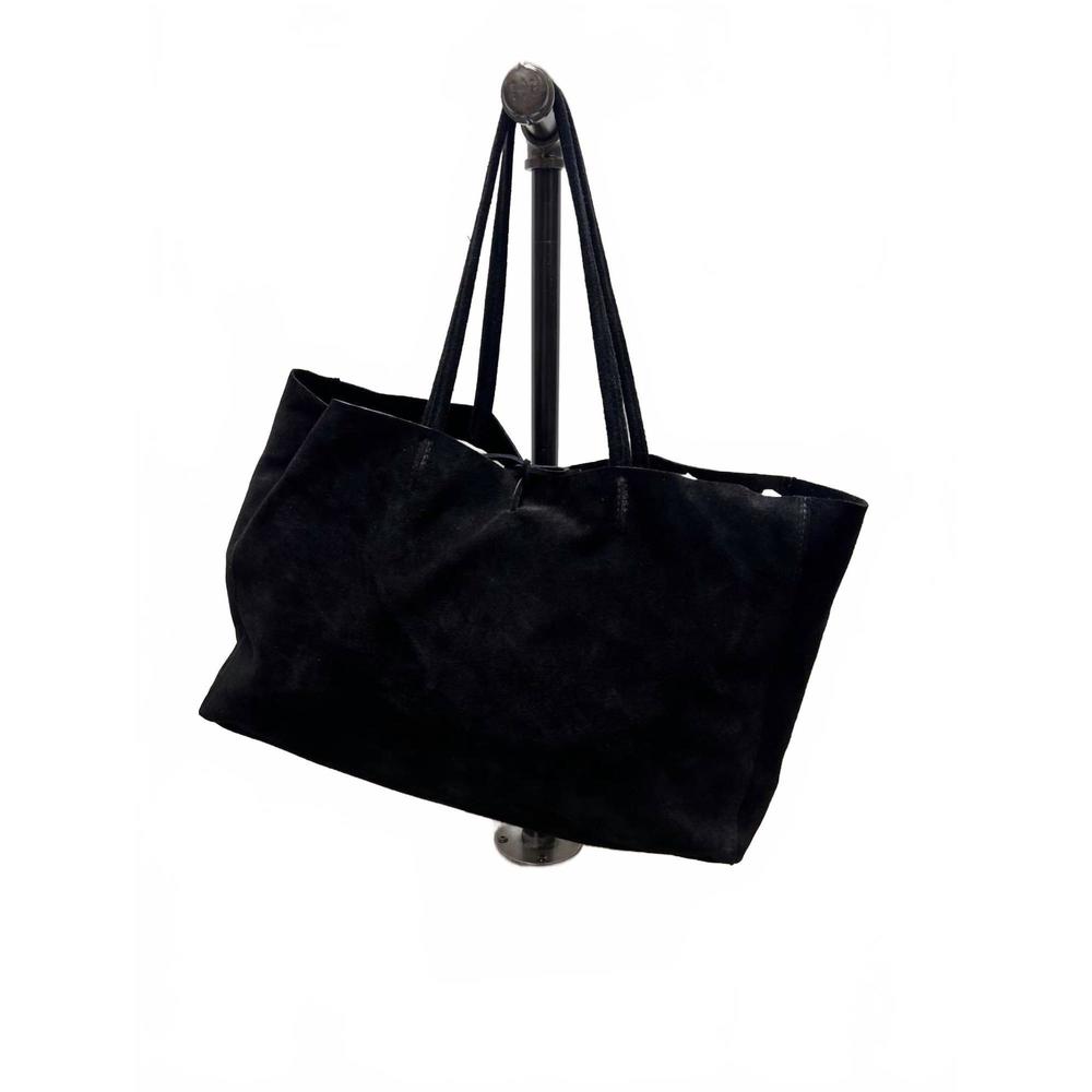 NEW JIJOU CAPRI women's juju suede tote bag in black